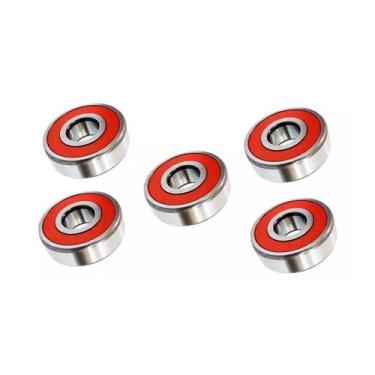 Imagem de 5 Rolamentos Roda Biz 100 BIZ 125 Diant + Tras Completo - rcc