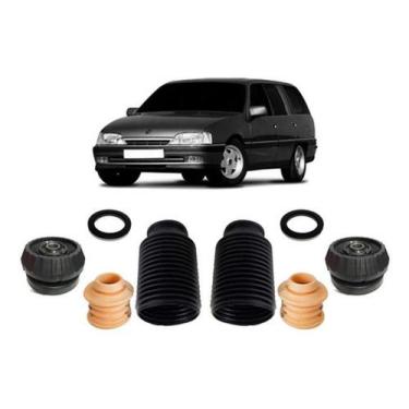 Imagem de 2 Kit Coxim Batente Dianteiro Chevrolet Suprema 1996 1997 98 - Qualyki