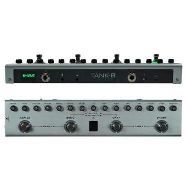 Imagem de Pedaleira Guitarra e baixo M-Vave Tank G Tank B Recarregável Pedal Cuv