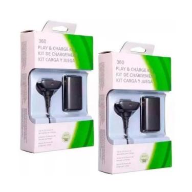 Imagem de Kit 2 Baterias Recarregáveis Para Controle Manete Joystick Sem Fio Xbo