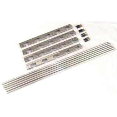 Imagem de Suporte para espetos e grelhas apoio churrasqueira até 90cm - Plenitud