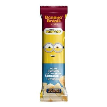 Imagem de Barra de Fruta Banana Brasil Kids Minions Sabor Banana e Chocolate Bra
