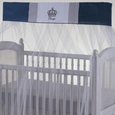 Imagem de mosquiteiro p/ berço americano e o tradicional com bandô varal inteiro