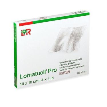 Imagem de Lomatuell PRO Cobertura Gaze Parafinada Hidrocoloide 10X10 CM Unidade 