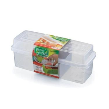 Imagem de Pote Com Tampa Portas Torradas Biscoitos Bolachas - NITRON, U