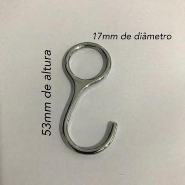Imagem de Kit 10 Ganchos Para Utensílios De Cozinha Porta Talheres - Metalcromo,