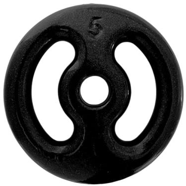 Imagem de Anilha Emborrachada Fitness 5 Kg Preta