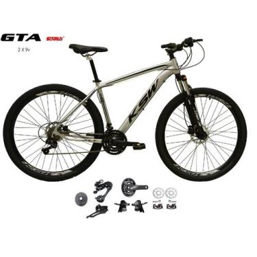 Imagem de Bicicleta Aro 29 KSW XLT Kit 2x9 Gta Sunrun Freio Disco K7 11/36 Pediv