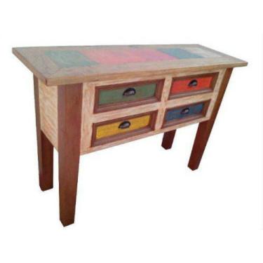 Imagem de Aparador Rústico Colors em Madeira de Demolição - Cód 1376 - Barrocart