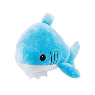 Imagem de Tubarão Baby Azul Branco 28cm- Pelúcia - Foffy