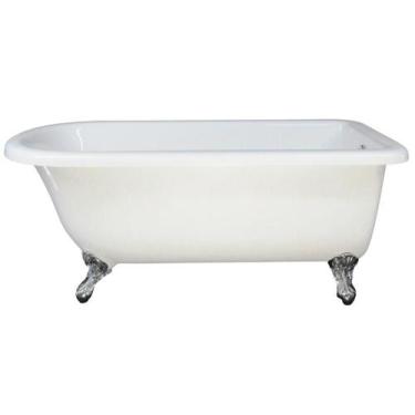 Imagem de Banheira Anita Vitoriana Imersão Clássica branca 145x79x63 Sem hidroma