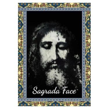 Imagem de 500 Santinho Sagrada Face de Jesus (oração no verso) - 7x10 cm - Santi