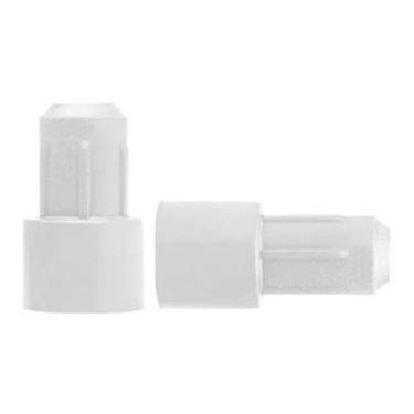 Imagem de 1000 Suporte Pino 6x8 Prateleira Branco ( Sem Bucha) - comercialolivei