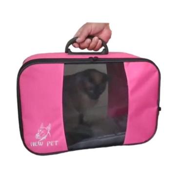 Imagem de Pet Bolsa Mala Viagem Caixa Transporte Para Gato Cachorro Pets Segura 