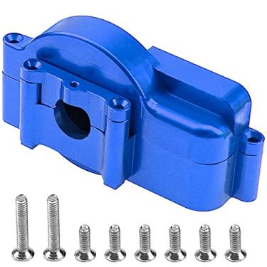Imagem de Vgoohobby Aluminum Alloy Gearbox Housing Shell Motor Plate #7590 Compatible with Traxxas LaTrax Teton Desert Prerunner Rally SST 1/18 4WD RC Car (Blue)