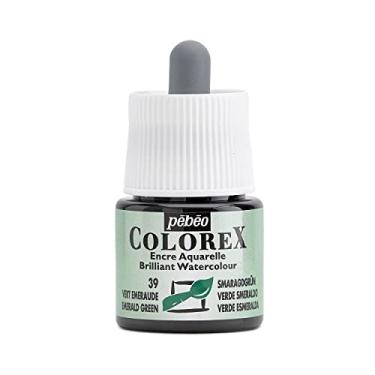 Imagem de Pebeo Colorex, tinta aquarela, frasco de 45 ml com conta-gotas - verde esmeralda