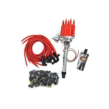 Imagem de Pertronix Kit de ignição Bundle002 (inclui distribuidor Chevy SB/BBPlay com tampa vermelha de correio), 1 pacote