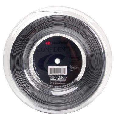 Imagem de Corda Solinco Confidential 16 1.30mm Rolo Com 200 Metros Chumbo