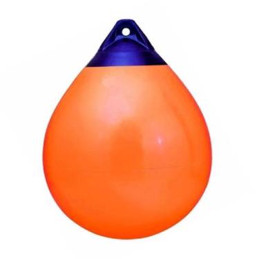 Imagem de Defensa Náutica A2 32x50cm Laranja Inflável Barco Lancha - Polyform