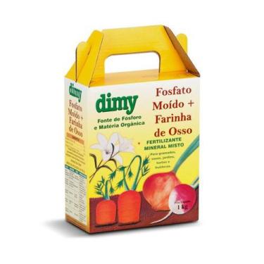 Imagem de Fertilizante Adubo Farinha De Osso + Fosfato Moído 1kg DIMY
