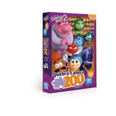Imagem de Quebra Cabeça 200 Peças Divertida Mente 2 Novo Papel Toyster