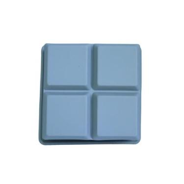 Imagem de Forma de Silicone quadrada - 4 formas - CAN.U.DO, Cinza