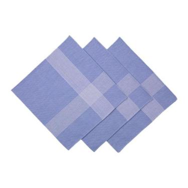 Imagem de Lenços Presidente 1820 Contém 3 Unidades, ÚNICO, Azul