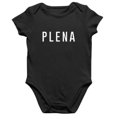 Imagem de Body Bebê Algodão Plena - Foca na Moda, Preto, GG