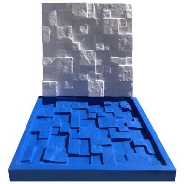 Imagem de Forma Silicone Gesso Parede 3D - Mosaico - Xmoldes Formas 3D