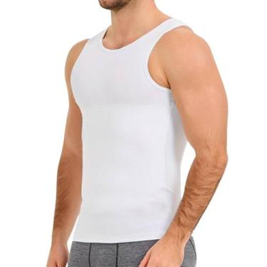 Imagem de Camisa Cinta Modeladora Masculina - Pós Plástica, Branco, G