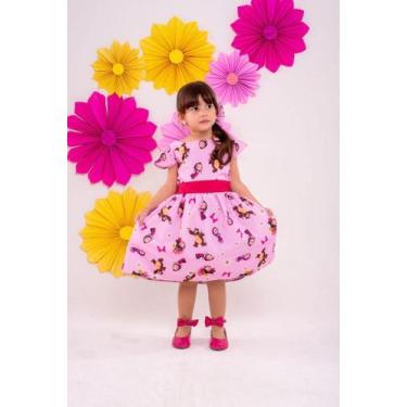 Imagem de Vestido Marsha Tule Lili + Laço - JOANINHA BABY, 06M A 12 MESES