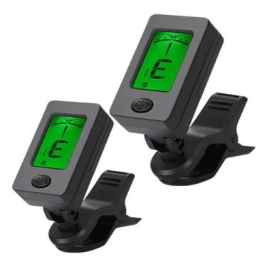 Imagem de Kit 2 Afinador Digital Para Violão Guitarra Baixo Violino Cavaco - Tha