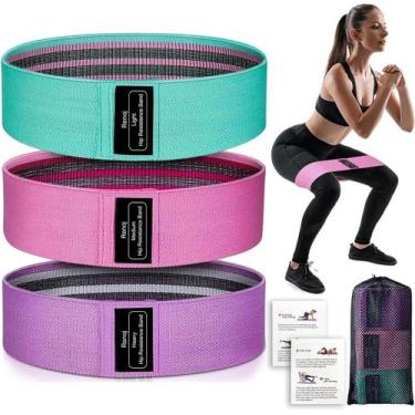 Imagem de Bandas de resistência, faixas de exercício físico, tiras de ioga para 