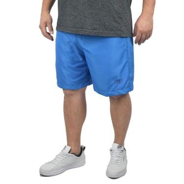 Imagem de Short Bermuda Plus Size Butu Biru Extra Grande Cores Azul Aço, Azul, G
