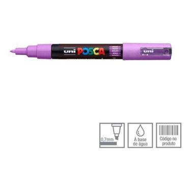 Imagem de PC-1M  Posca Lavanda Ponta Cônica 0.7 mm - UNI