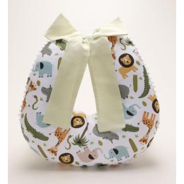 Imagem de Almofada Amamentação + Ninho Redutor Floresta + Redutor Bebê Conforto 