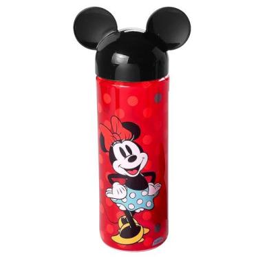 Imagem de Garrafa da Minnie com Orelhinhas Infantil Livre BPA 500ml - Plasútil