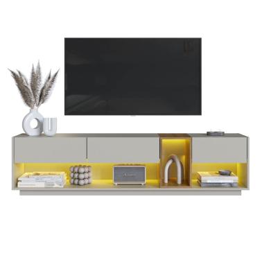 Imagem de Rack Moderno Com LED 03 Gavetas 180cm Mell Arenas PRODDY