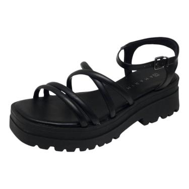 Imagem de Sandália Feminina Flatform Tratorada Conforto Casual Ramarim