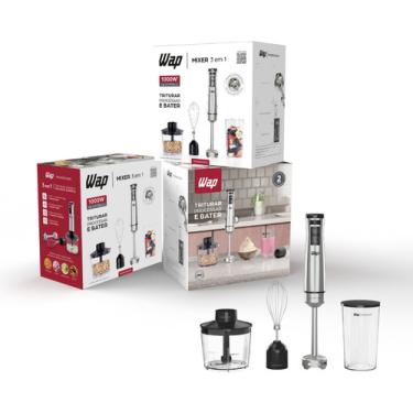 Imagem de Mixer 3 Em 1 Processador Portátil Inox Prosdócimo Elétrico WAP MIXER 3 EM 1 INOX PROSDÓCIMO WM1