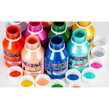 Imagem de Kit 3 Tinta Mega Pva Metalica 100ml a Sua Escolha Gato Preto