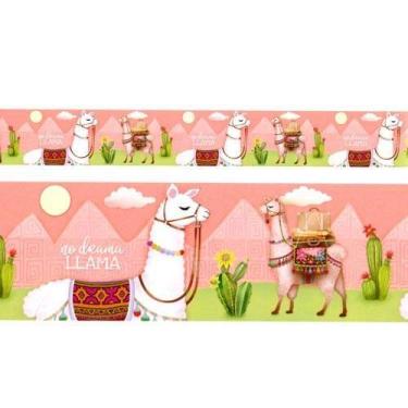 Imagem de Barra Adesiva para Decoupage BDA IV 792 - Lhama - 43,6 x 4cm - Litoart