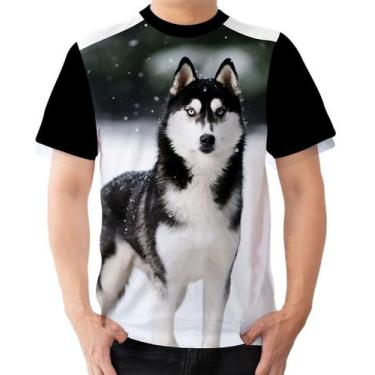 Imagem de Camiseta Camisa Ads  Husky Siberiano Neve Cães Cachorros 2 - Fabriquet