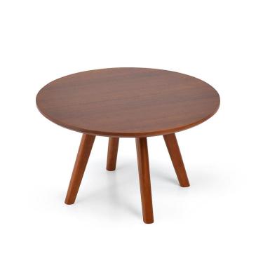 Imagem de Mesa de Centro Redonda Sabrina Nozes 35 cm