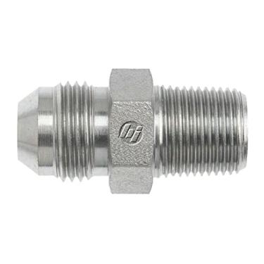 Imagem de Brennan Industries 7000-16-16 Adaptador de conversão reto de aço, 1-5/40.6 cm-12 macho JIC x 1-11 macho BSPT
