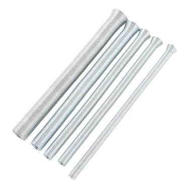 Imagem de Kit de Dobradores de Tubos de Mola de 5 Unidades, Kit de Dobradores de Tubos de Mola de Metal de 210 Mm 1/4, 5/16, 3/8, 1/2, 5/8 Polegadas Dobradores de Tubos, para Cobre, Latão,