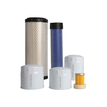 Imagem de Kits de filtro serve para Kubota L2800 L3200 L3400 L3700SU L3800 óleo (HST) óleo/lubrificante HH164-32430, filtro de combustível 6A320-59930, filtro de ar TA040-93230 TA040-932200 , Filtro Hidráulico