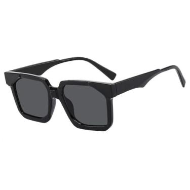 Imagem de HCPIHF Armação de óculos feminina transparente, armação vintage masculina, 2, tamanho único