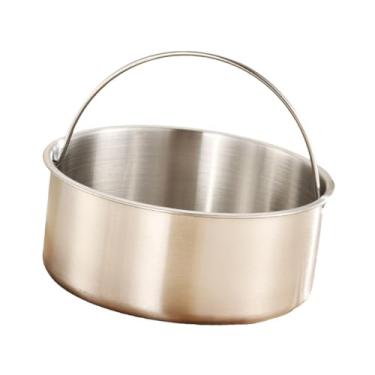 Imagem de IEUDNS Cesta de vapor de vegetais para alimentos, cesta multifuncional para cozinhar carne, panela a vapor, grade de vapor, inserção para massas de frutos