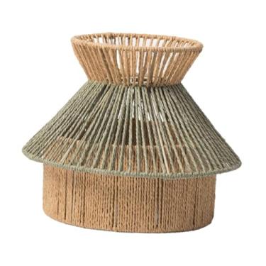 Imagem de Bothyi Luminária pendente para cozinha, corda de papel, abajur artesanal, acessório de substituição, abajur para mesa de jantar